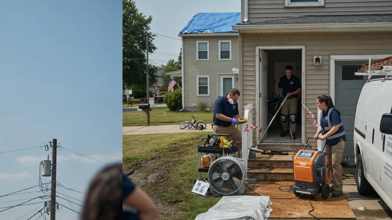 Water Damage Repair in New Paris, PA near me